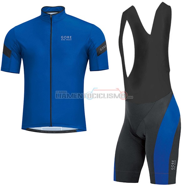 Abbigliamento Ciclismo Gore Bike Wear Power 2017 blu